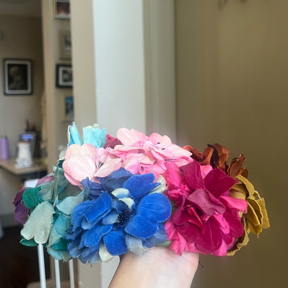 Vintage 1950’s Floral Hat - Picture 3 of 4